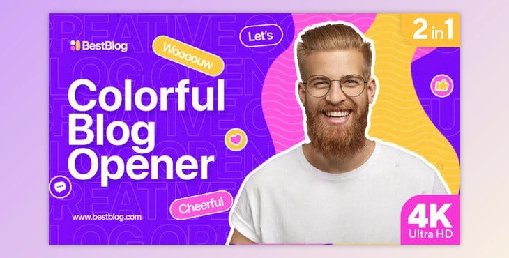Download Colorful Blog Opener (Videohive 33415996) - AE Project