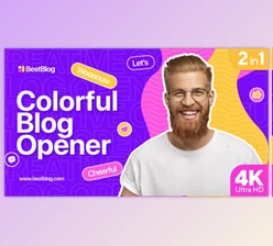 Download Colorful Blog Opener (Videohive 33415996) - AE Project