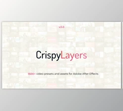 Download CrispyLayers // 1500+ Video Presets & Assets V2 (Videohive 23180240) - AE Project