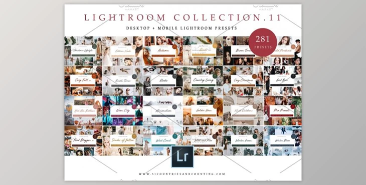Download BUNDLE 11 Lightroom Presets X 281 By Kzara Visual Concepts (Mob, Desk)