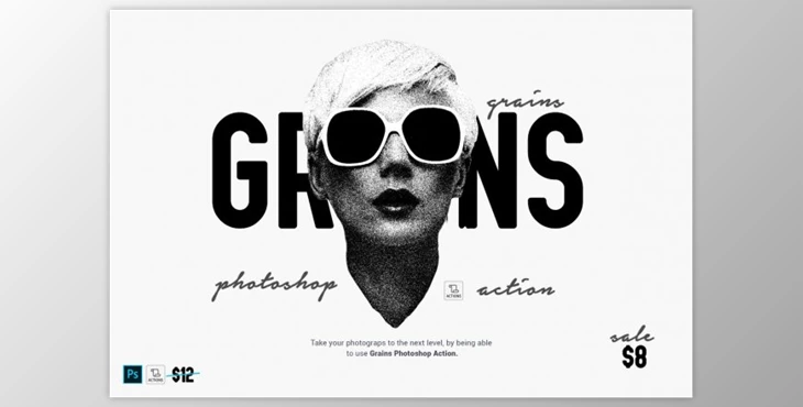 Download Grains Photoshop Action By ScaryClown