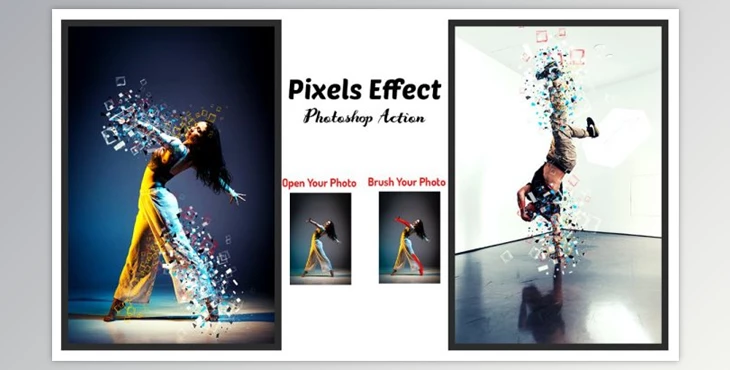 Download Pixels Effect Photoshop Action By Studio Retouch