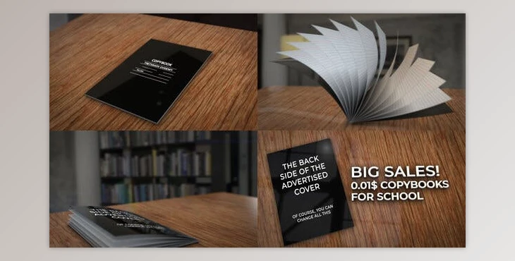 Download Copybook Journal Book Seller (Videohive 33465752) - AE Project