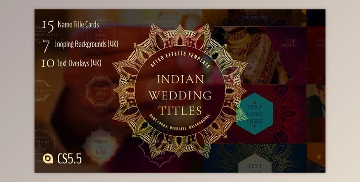 Download Indian Wedding Titles (Videohive 33066361) - AE Project