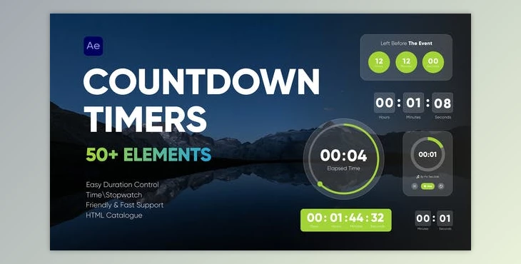 Download Countdown Timers (Videohive 33032137) - AE Project