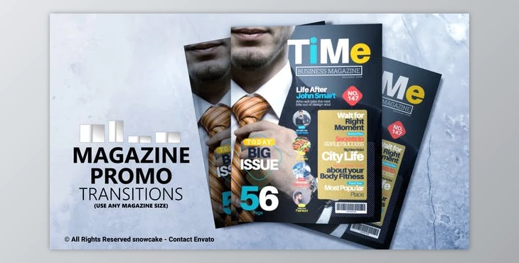 Download Magazine Promo - Transitions (Videohive 32882453) - AE Project