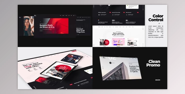 Download Minimalistic Website Promo (Videohive 29234487) - AE Project