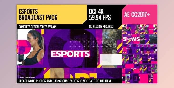 Download eSports (Broadcast Pack) (Videohive 28762894) - AE Project