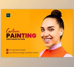 Download Cartoon Painting Photoshop Action By Effect-Hub