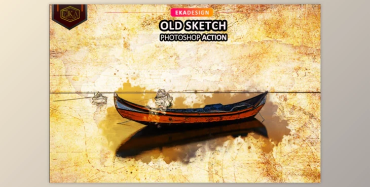 Download Old Sketch Photoshop Action By Ernika (ABR, PAT, ATN)