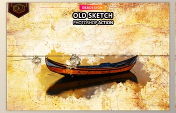 Download Old Sketch Photoshop Action By <span class='badge badge-warning'>Ernika</span> (ABR, PAT, ATN)