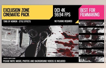 Download Exclusion Zone (<span class='badge badge-warning'>Cinematic</span> Pack) (<span class='badge badge-warning'>Videohive</span> 28069795) - AE <span class='badge badge-warning'>Project</span>