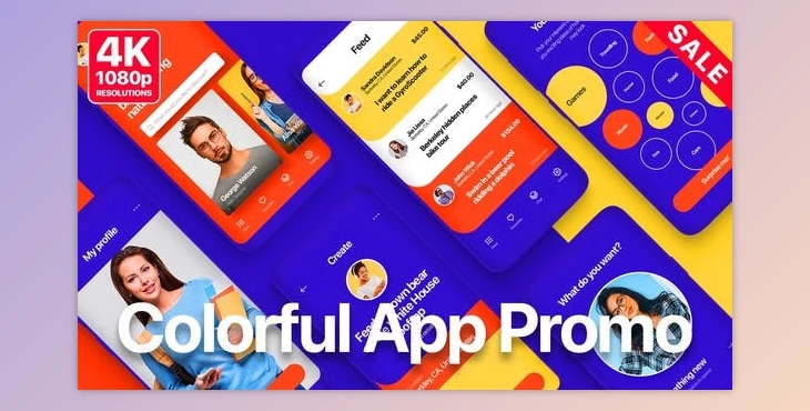 Download Colorful App Promo (Videohive 26582196) - AE Project