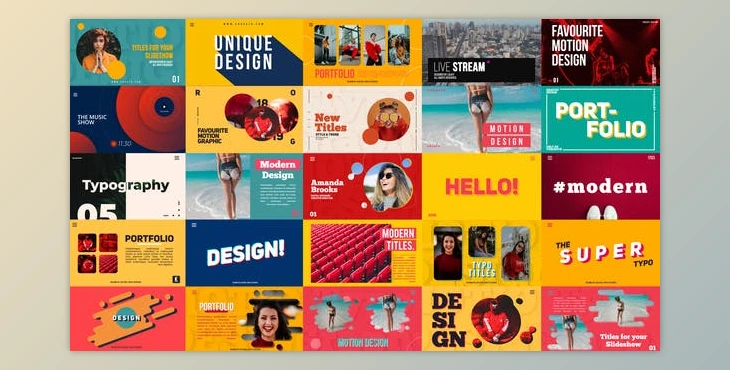Download Typography Titles (Videohive 23697239) - AE Project