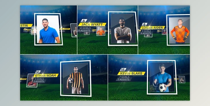 Download Soccer Starting Lineup (Videohive 24448138) - AE Project