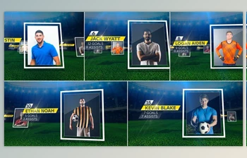 Download Soccer Starting <span class='badge badge-warning'>Lineup</span> (Videohive 24448138) - AE Project