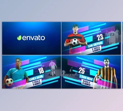 Download Soccer Player Introducing (Videohive 30472667) - AE Project