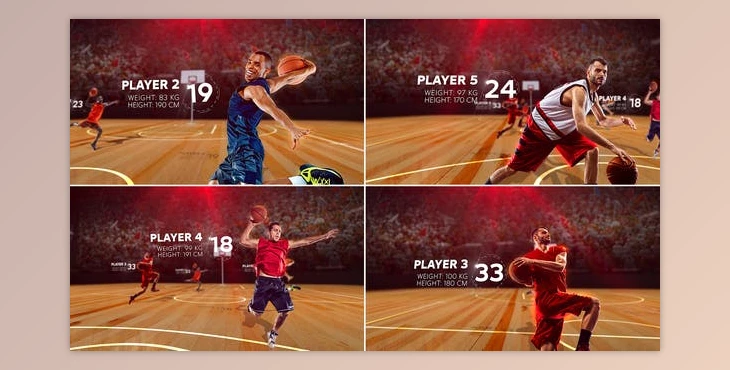 Download Basketball Team Lineup (Videohive 25582303) - AE Project