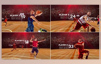 Download Basketball Team <span class='badge badge-warning'>Lineup</span> (Videohive 25582303) - AE Project