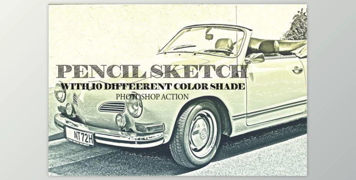 Download Pencil Sketch With Different Color PS Action by RH Jim (ATN)