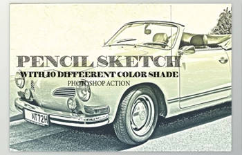 Download Pencil Sketch With Different Color PS Action by RH Jim (ATN)