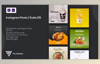 Download Instagram Posts | <span class='badge badge-warning'>Suite</span> 05 | MOGRT (Videohive 33431280)