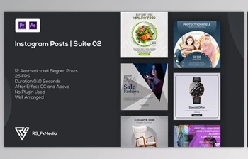 Download Instagram Posts | Suite <span class='badge badge-warning'>02</span>| MOGRT (Videohive 33431238)