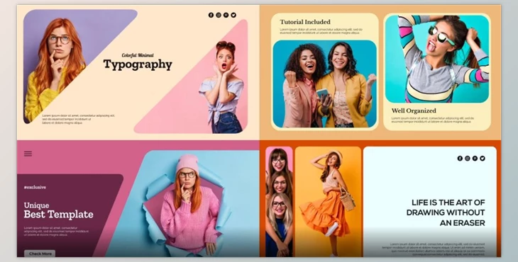 Download Typography Slide - Colorful Minimal V.04 | MOGRT (Videohive 3341576)