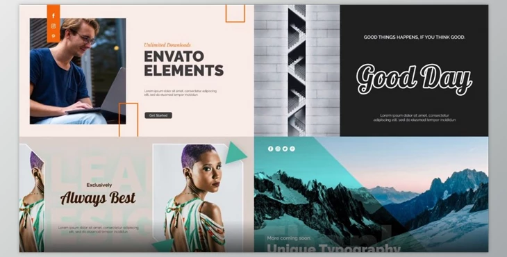 Download Typography Slide - Clean Media Zone V.02 | MOGRT (Videohive 33415636)