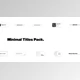 Download Minimal Titles for Premiere Pro (Videohive 33347893)