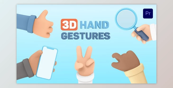 Download 3D Hand Gestures for Premiere Pro (Videohive 33152485) - PR Project