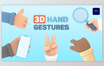 Download <span class='badge badge-warning'>3D</span> Hand Gestures for Premiere Pro (Videohive 33152485) - PR Project