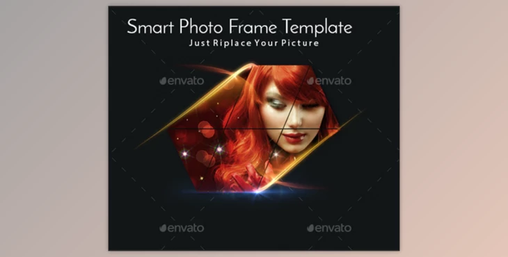Download Smart Photo Frame Template By FractalNoise (PSD)