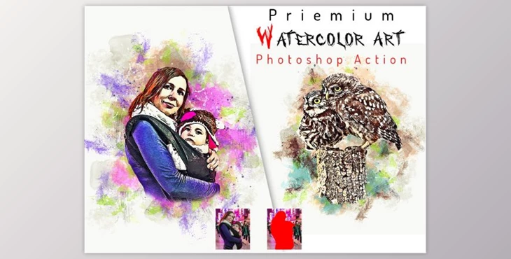 Download Premium Watercolor Art Action By Studio Retouch