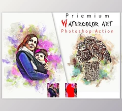 Download Premium Watercolor Art Action By Studio Retouch