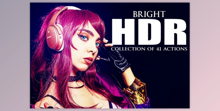 Download Bright HDR Collection Of 41 PS Actions (ATN)
