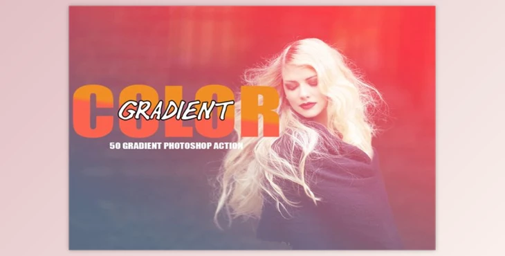 Download Color Gradient Photoshop Action Bundle (ATN)