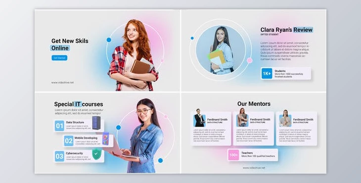 Download Online Courses Promo B111 (Videohive 33466284) - AE Project