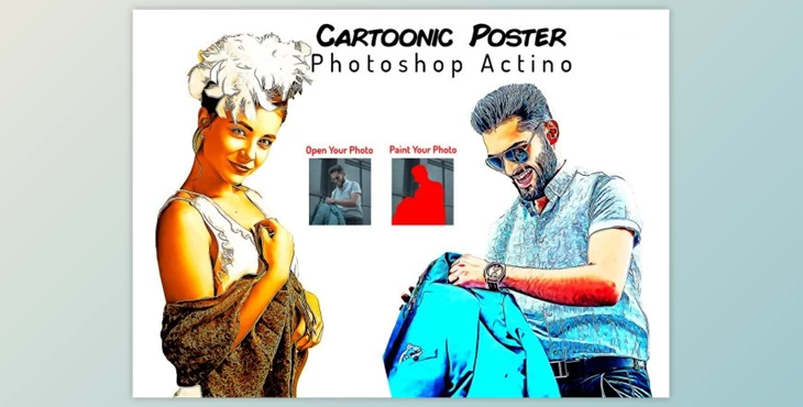 Download Cartoonic Poster Action By Studio Retouch (ATN)