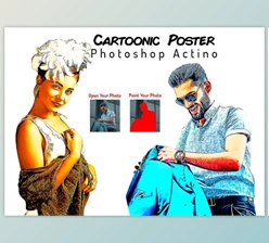 Download Cartoonic Poster Action By Studio Retouch (ATN)