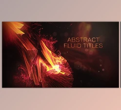 Download Abstract Fluid Titles (Videohive 32657668) - AE Project