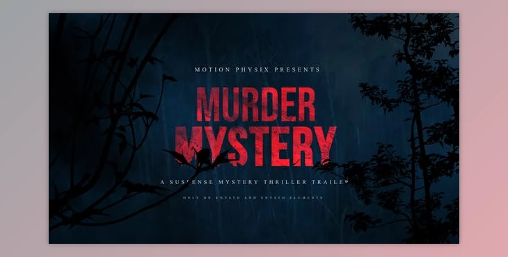 Download Murder Mystery Suspense Trailer (Videohive 32935501) - AE Project