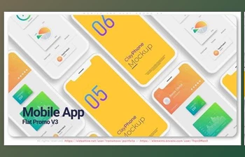 Download <span class='badge badge-warning'>Mobile</span> <span class='badge badge-warning'>App</span>. Flat <span class='badge badge-warning'>Promo</span> V3 (<span class='badge badge-warning'>Videohive</span> 32638130) - AE <span class='badge badge-warning'>Project</span>