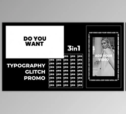 Download Typography Glitch Promo (Videohive 32396262) - AE Project