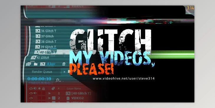 Download Glitch My Videos Please! (Videohive 12025423) - AE Project