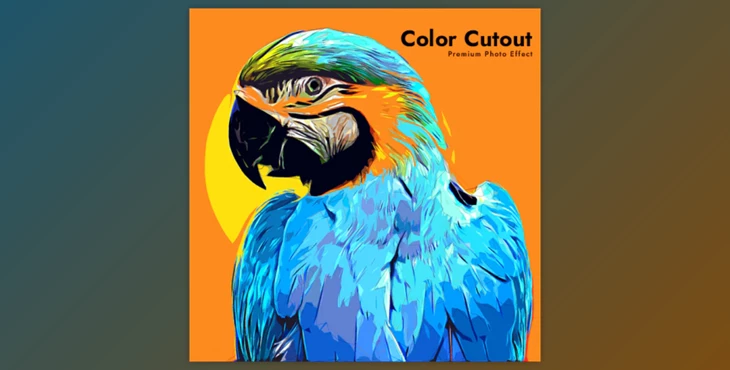 Download Color Cutout Photo Effect By U_Design (ATN)