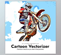 Download Cartoon Vectorizer Painting By 2A_Studio (atn)