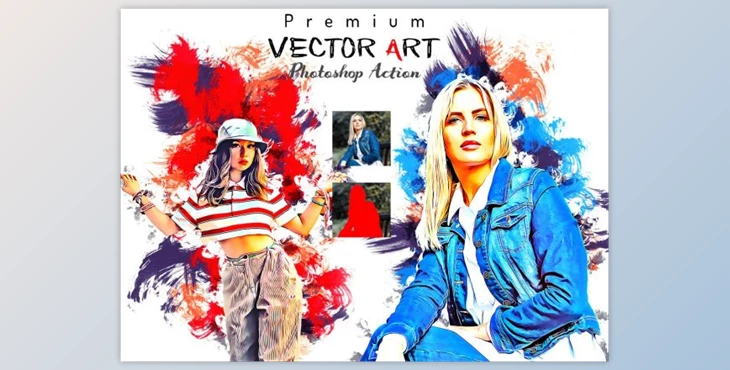 Download Premium Vector Art PS Action By Studio Retouch (ATN)