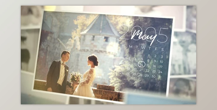 Download Sweet Memories Calendar Slideshow (Videohive 24581453) - AE Project