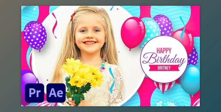 Download Happy Birthday Colorful Slideshow (Videohive 33460757)